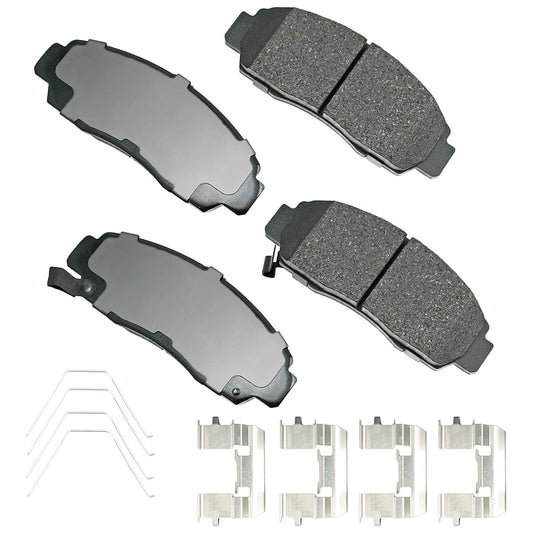 Akebono ProACT Ultra-Premium Bra ke Pads - Front | AKEACT787A