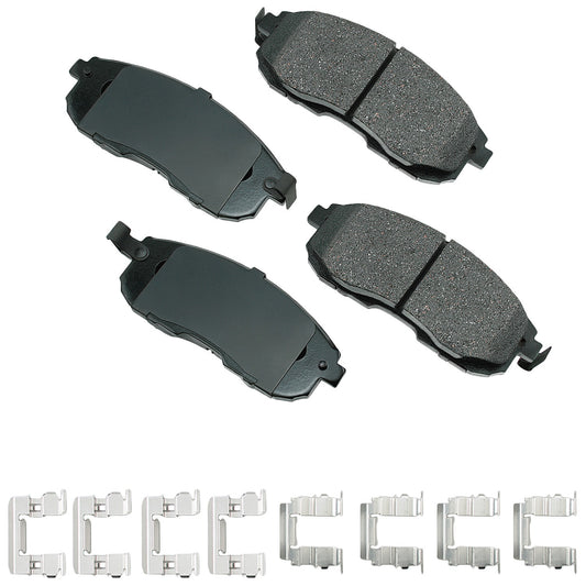Akebono ProACT Ultra-Premium Bra ke Pads - Front | AKEACT815A