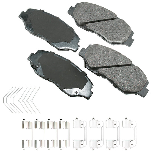 Akebono ProACT Ultra-Premium Bra ke Pads - Front | AKEACT914A