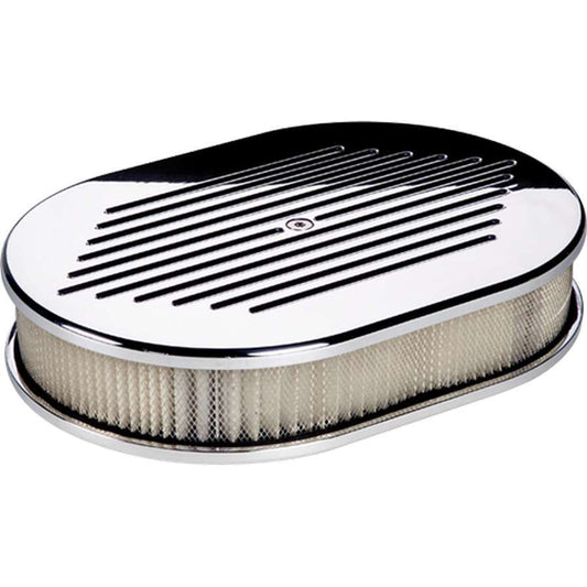 Billet Specialties Polished Small Oval Air Cleaner Ball Milled | 15320