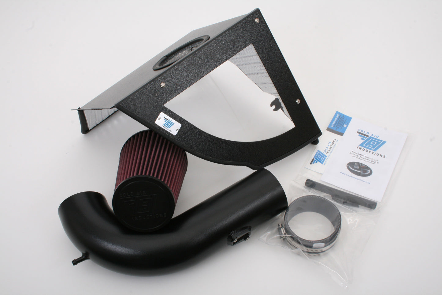 Cold Air Inductions Chevy Camaro 2010-15 Cold Air Intake 10-15 Camaro 6.2L Black | 501-1099-10-B