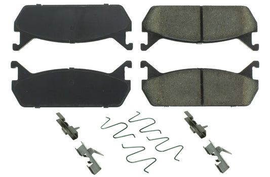 Centric Brake Parts Posi-Quiet Ceramic Brake Pads with Shims and Har | CBP105.04580