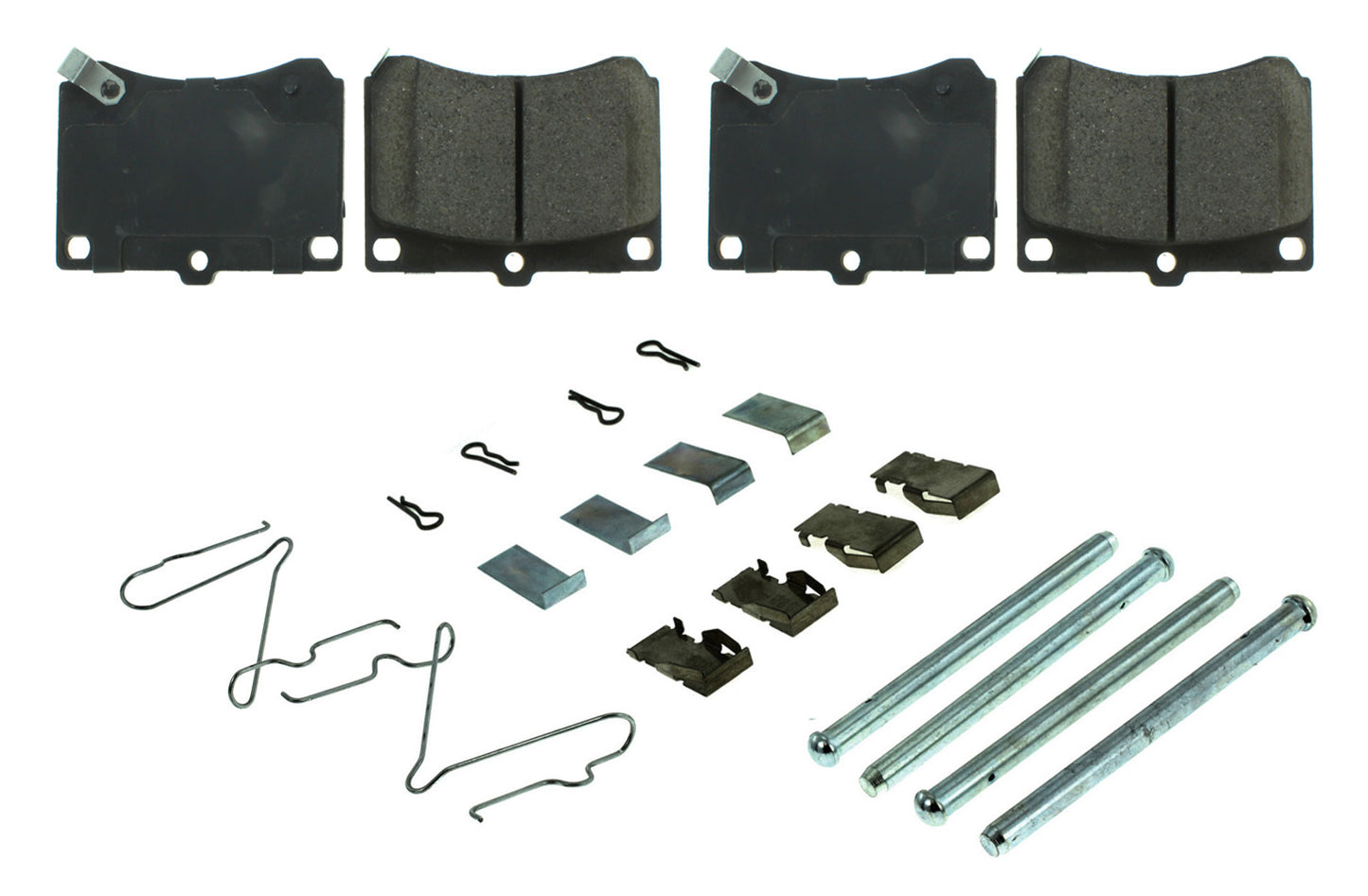 Centric Brake Parts Posi-Quiet Ceramic Brake Pads with Shims and Har | CBP105.04730