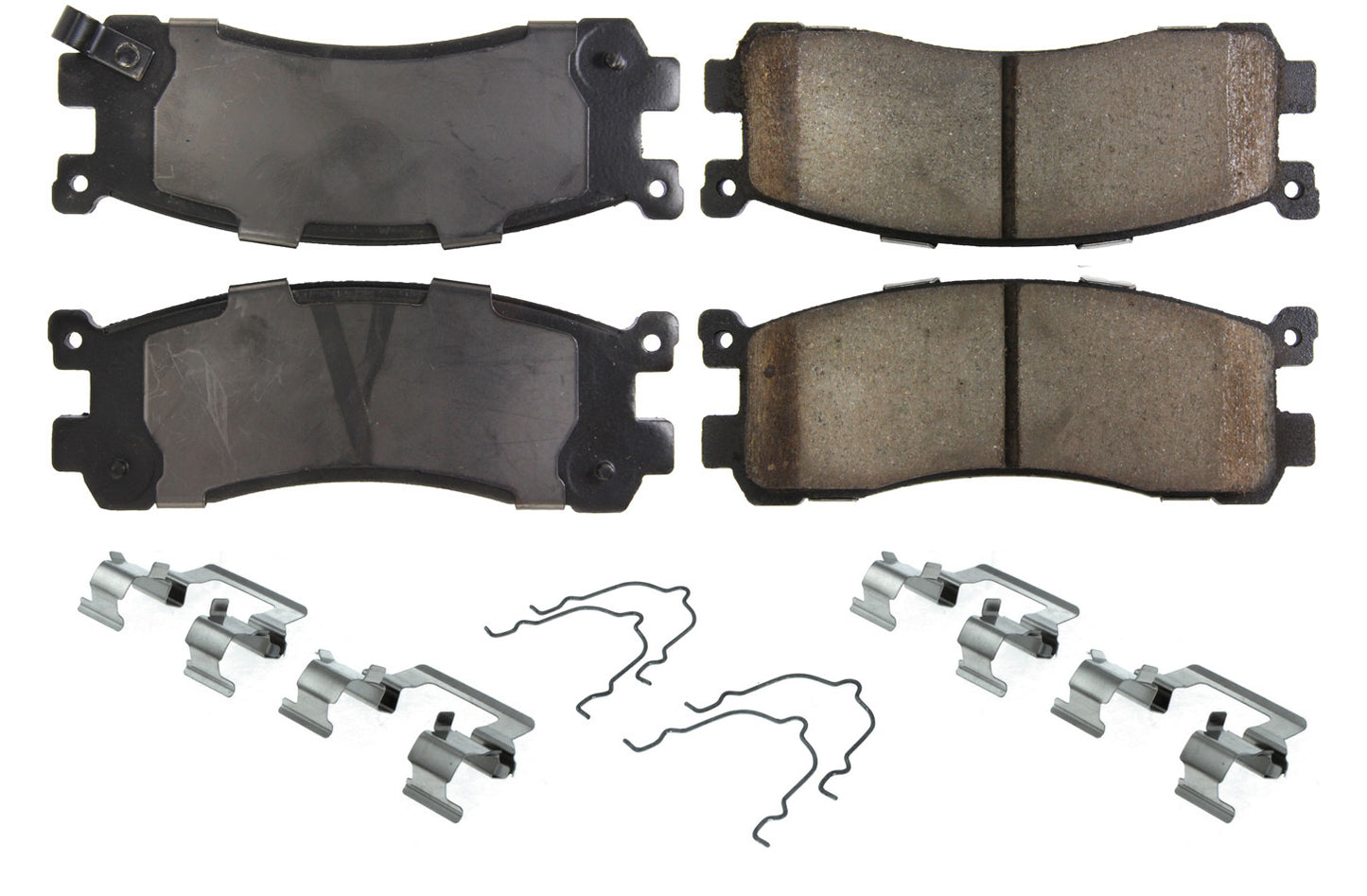Centric Brake Parts Posi-Quiet Ceramic Brake Pads with Shims and Har | CBP105.05530