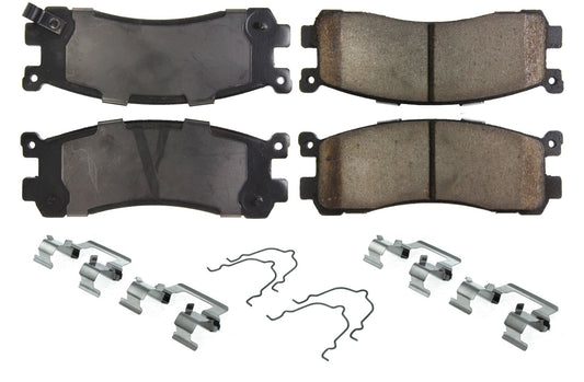 Centric Brake Parts Posi-Quiet Ceramic Brake Pads with Shims and Har | CBP105.05530