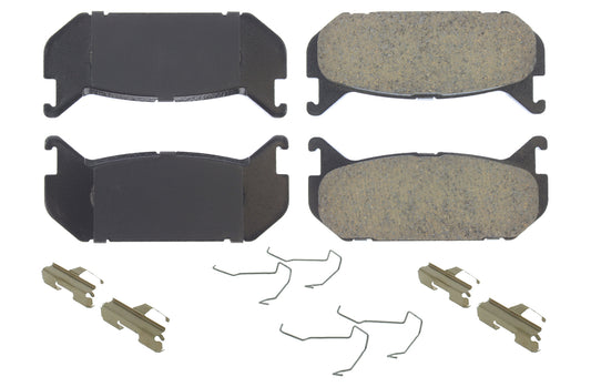 Centric Brake Parts Posi-Quiet Ceramic Brake Pads with Shims and Har | CBP105.05840