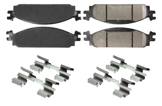 Centric Brake Parts Posi-Quiet Ceramic Brake Pads with Shims and Har | CBP105.13760