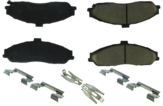 Centric Brake Parts Posi-Quiet Extended Wear Brake Pads with Shims a | CBP106.07310