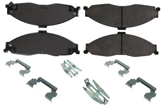 Centric Brake Parts Posi-Quiet Extended Wear Brake Pads with Shims a | CBP106.07490