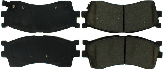 Centric Brake Parts Posi-Quiet Extended Wear Brake Pads with Shims a | CBP106.08890