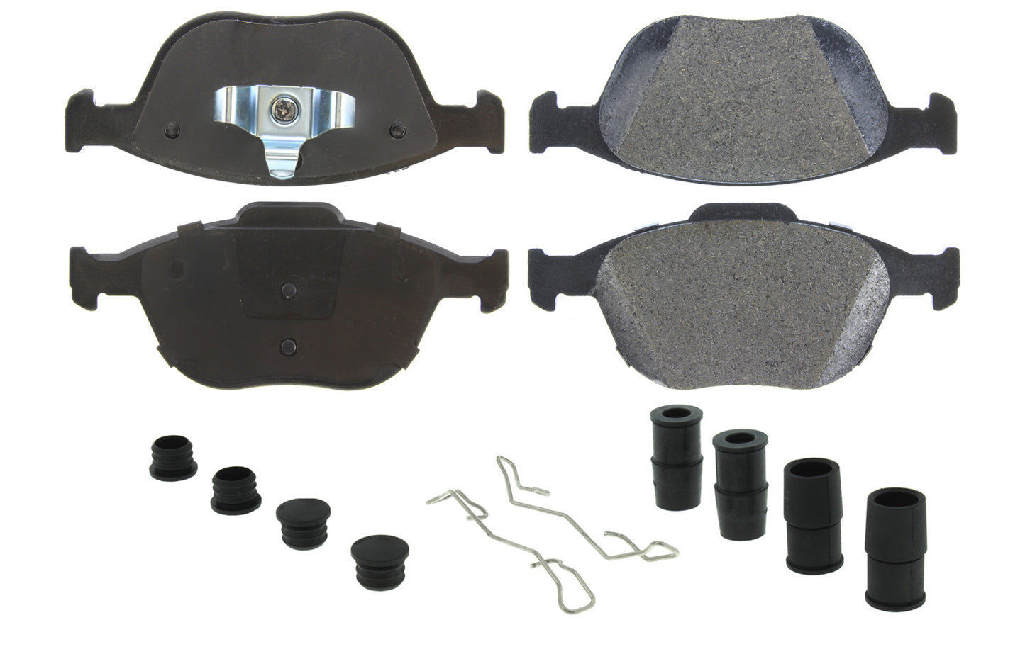 Centric Brake Parts Posi-Quiet Extended Wear Brake Pads with Shims a | CBP106.09700