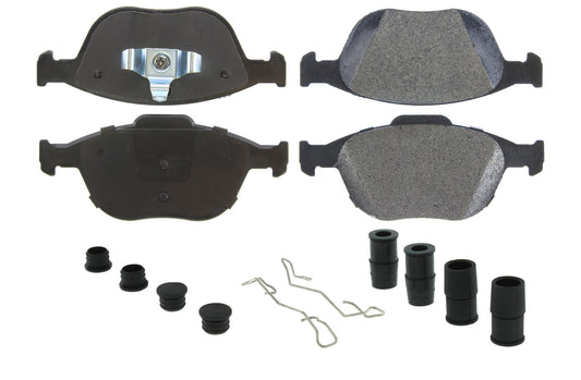 Centric Brake Parts Posi-Quiet Extended Wear Brake Pads with Shims a | CBP106.09700