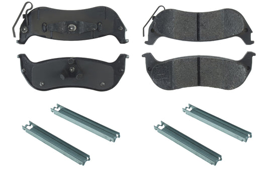 Centric Brake Parts Posi-Quiet Extended Wear Brake Pads with Shims a | CBP106.09980