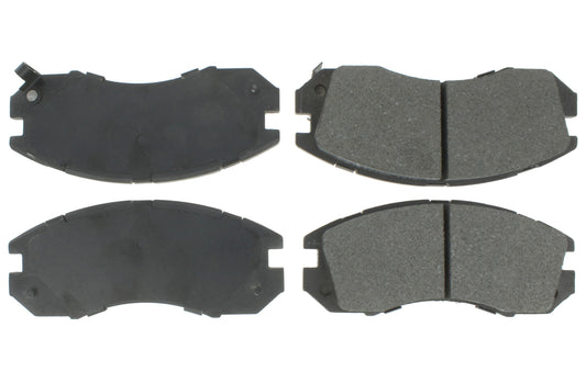 Centric Brake Parts Premium Semi-Metallic Br ake Pads with Shims and | CBP300.04700