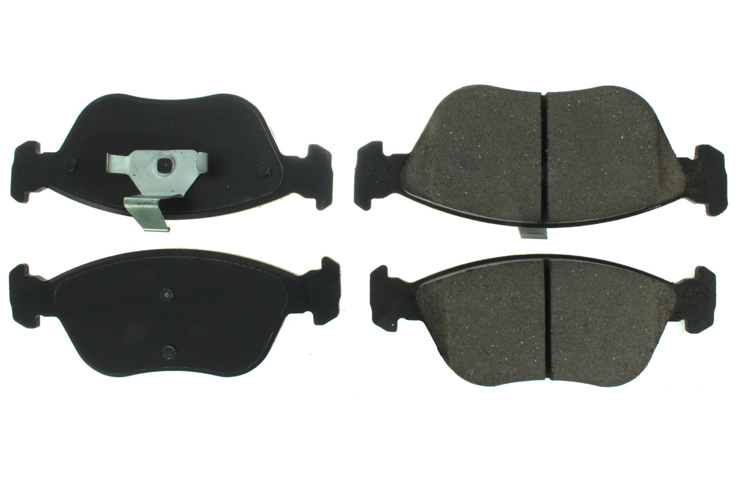 Centric Brake Parts Premium Semi-Metallic Br ake Pads with Shims and | CBP300.06180
