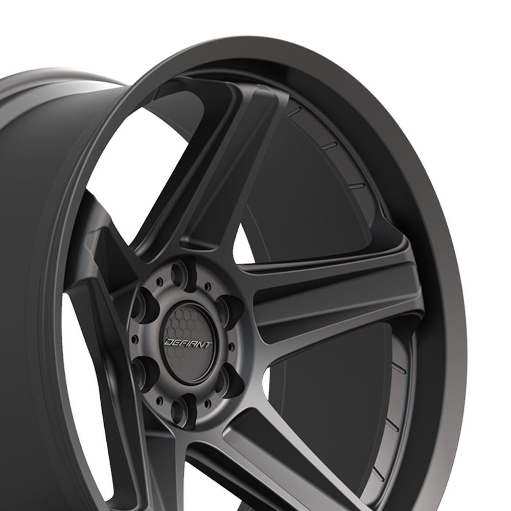 Defiant Aluminum Wheel, 20" x 9.5", 5-115,  +15mm ET | DF07-20095-5115-15B1