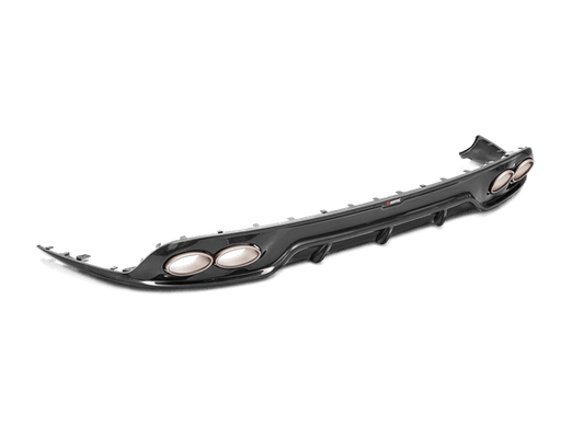 Akrapovic 2016-2019 Porsche Rear Carbon Fiber Diffuser - High Gloss | DI-PO/CA/4/G