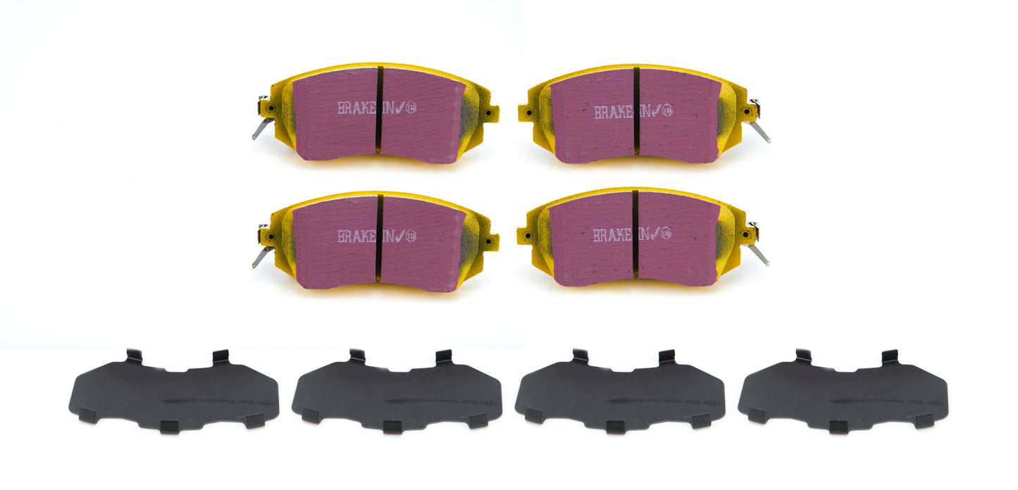 EBC Brakes Brake Pads Yellowstuff Front Subaru | EBCDP41884R