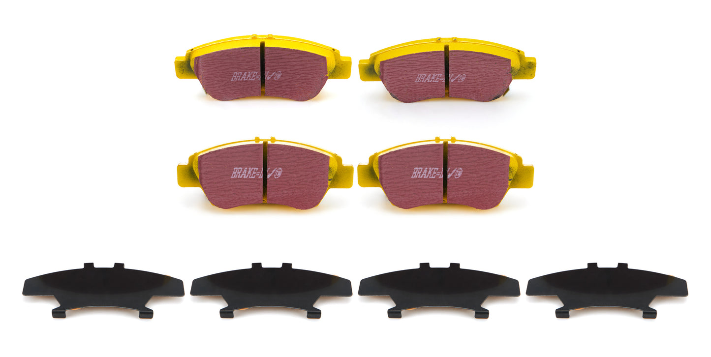 EBC Brakes Brake Pads Yellowstuff Front Honda 08-20 | EBCDP42041R