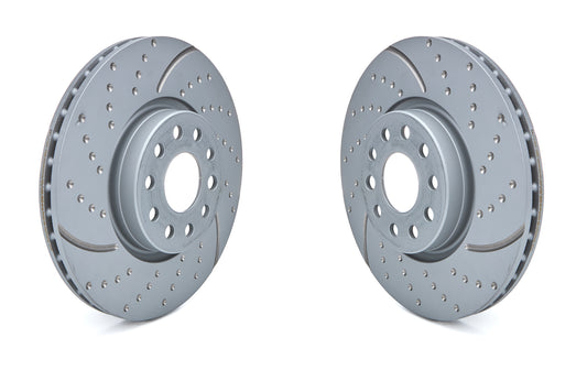 EBC Brakes Brake Rotor Kit Turbo Front Volkswagen Golf | EBCGD1386