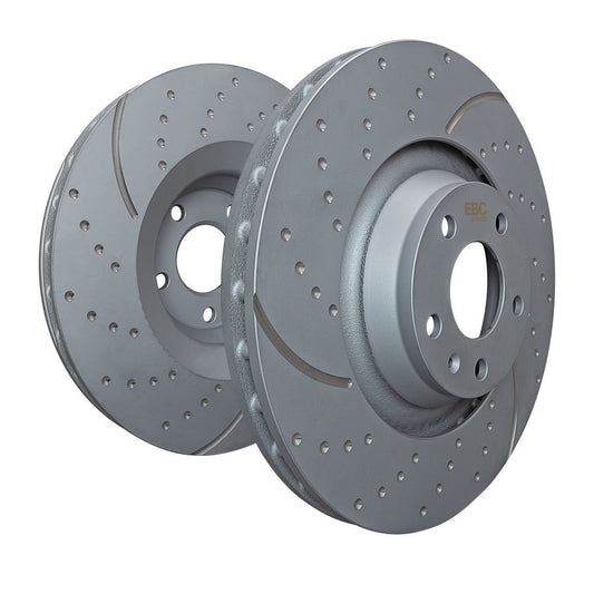 EBC Brakes Brake Rotor Kit Turbo Frt Toyota Land Cruiser | EBCGD7435