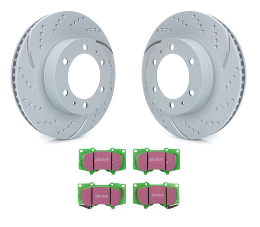 EBC Brakes Brake Rotor & Pad Kit Greenstuff Toyota | EBCS3KF1128