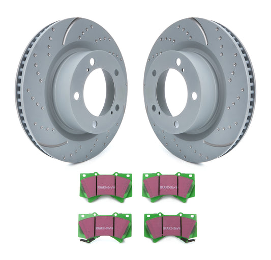 EBC Brakes Brake Rotor & Pad Kit Greenstuff Toyota | EBCS3KF1191