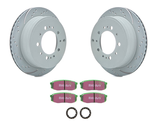 EBC Brakes Brake Rotor & Pad Kit Greenstuff Toyota/Lexus | EBCS3KR1108