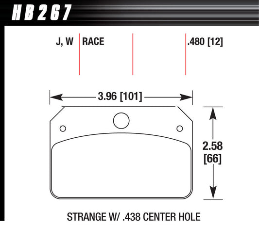 Hawk Brake Brake Pads Strange DTC-30 | HAWHB267W480
