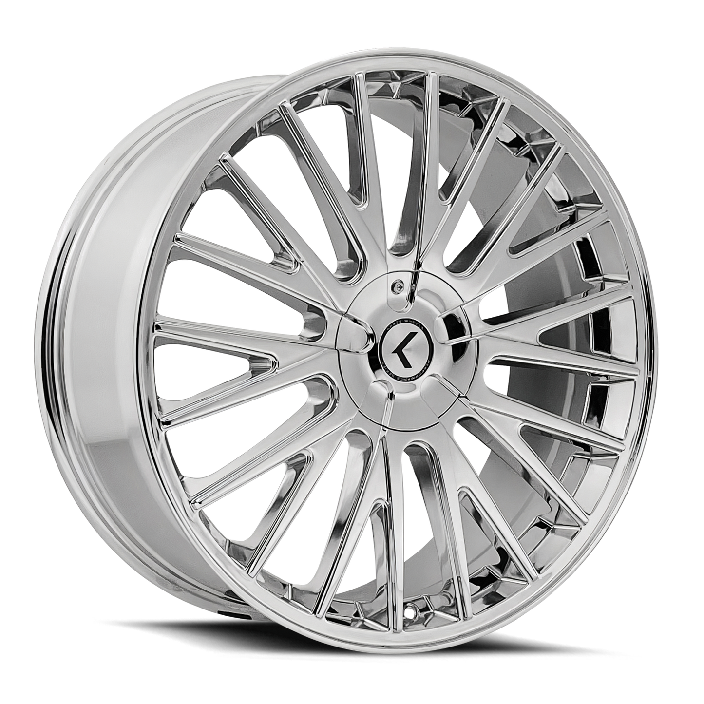 Kraze Double Down KR185 Chrome 17X8 5-108/5-114.3 38mm 73mm | KR185-7814C38