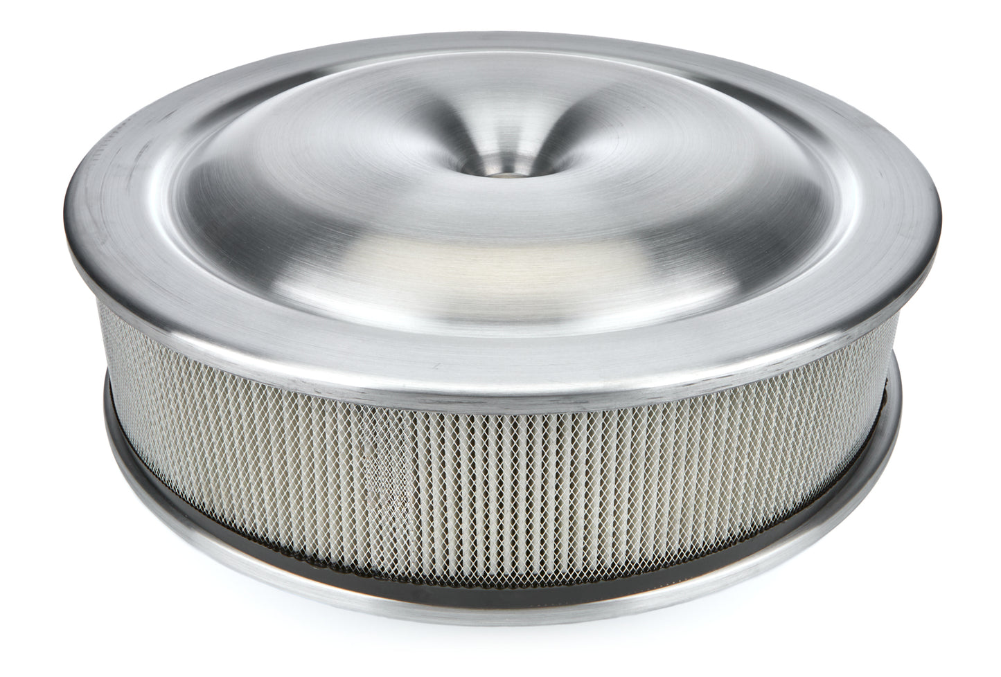 Moroso Natural 16in Alum. Air Cleaner - Low Profile 7-5/16 Neck | 65920