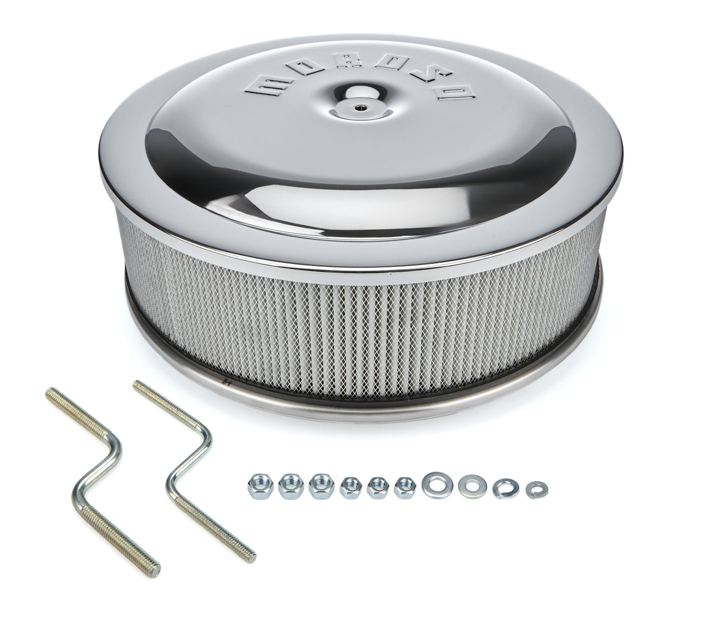 Moroso Chrome Offset Air Cleaner Assm. - 14in. | 65928