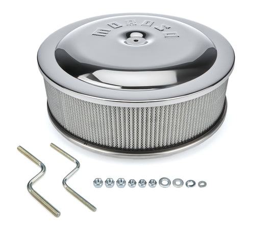 Moroso Chrome Offset Air Cleaner Assm. - 14in. | 65928