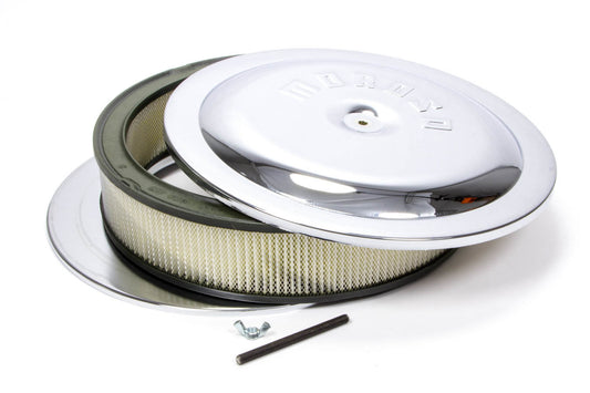 Moroso Chrome 14in Chrome Air Cleaner 3in Filter | 65945