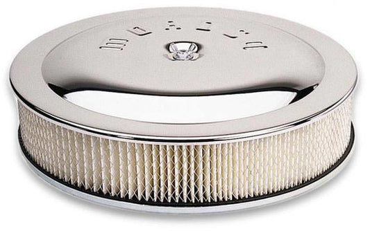 Moroso Chrome 14in Chrome Air Cleaner 5in Filter | 65946