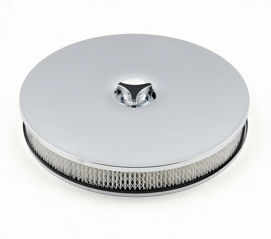 Mr. Gasket Chrome 14in Chrome Air Cleaner  | 4339