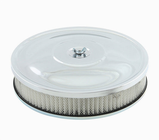 Mr. Gasket Chrome 10in. Custom Air Cleaner  | 9798