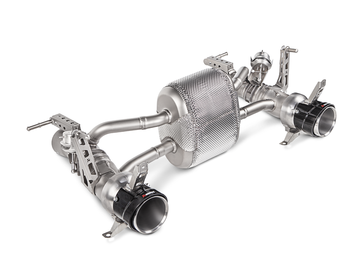 Akrapovic 2016-2019 Ferrari Slip-On Line (Titanium) | MTP-FE488H