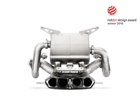 Akrapovic 2011-2017 Lamborghini Slip-On Line (Titanium-Inconel) | MTP-LA/TI/1