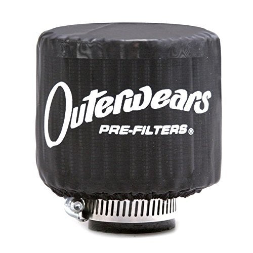 Outerwears Black Pre-Filter w/Top Black 4.5in Dia x 4in Tall | 10-1001-01