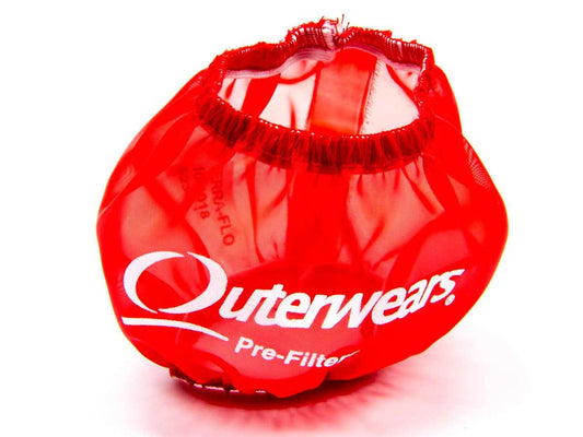 Outerwears Shielded Breathers 3in Breather W/Shield Red | 10-1018-03