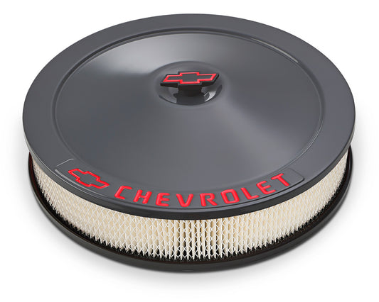 Proform Gray Paint SBC 14in A/C - Shark Gray w/Bowtie Logo | 141-882