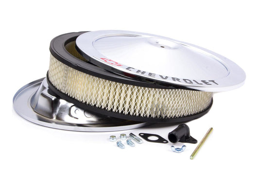 Proform Chrome 14in Street Chrome A/C Bowtie Logo | 141-906