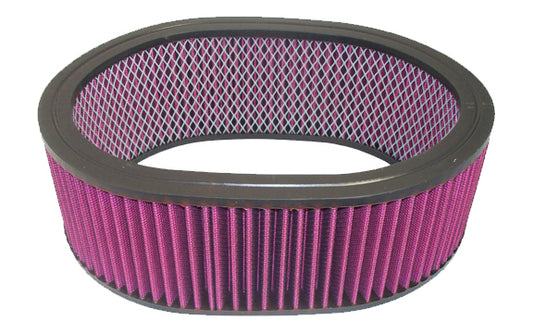 Racing Power Universal 12In X 4In Oval Washable Element | R2126