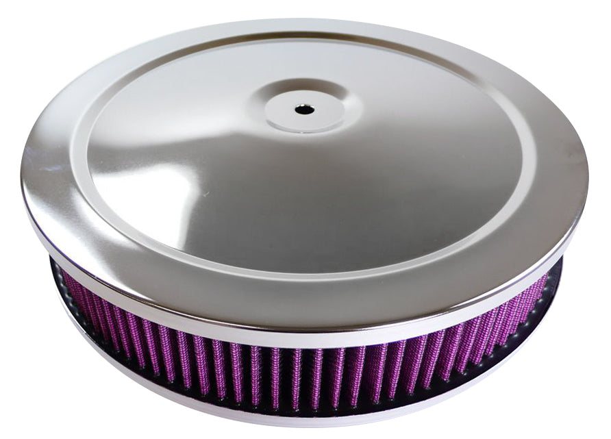 Racing Power Chrome 10X2 Muscle Car Washable Air Cleaner Kit | R2282X