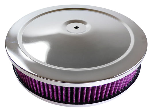 Racing Power Chrome 10X2 Muscle Car Washable Air Cleaner Kit | R2282X