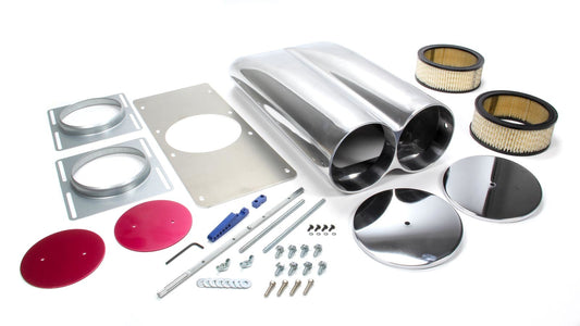 Racing Power Polished Polished Aluminum Hood Scoop | R5236