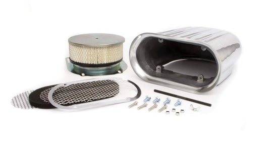 Racing Power Polished Finned Alum Scoop Polish w/Element | R5246