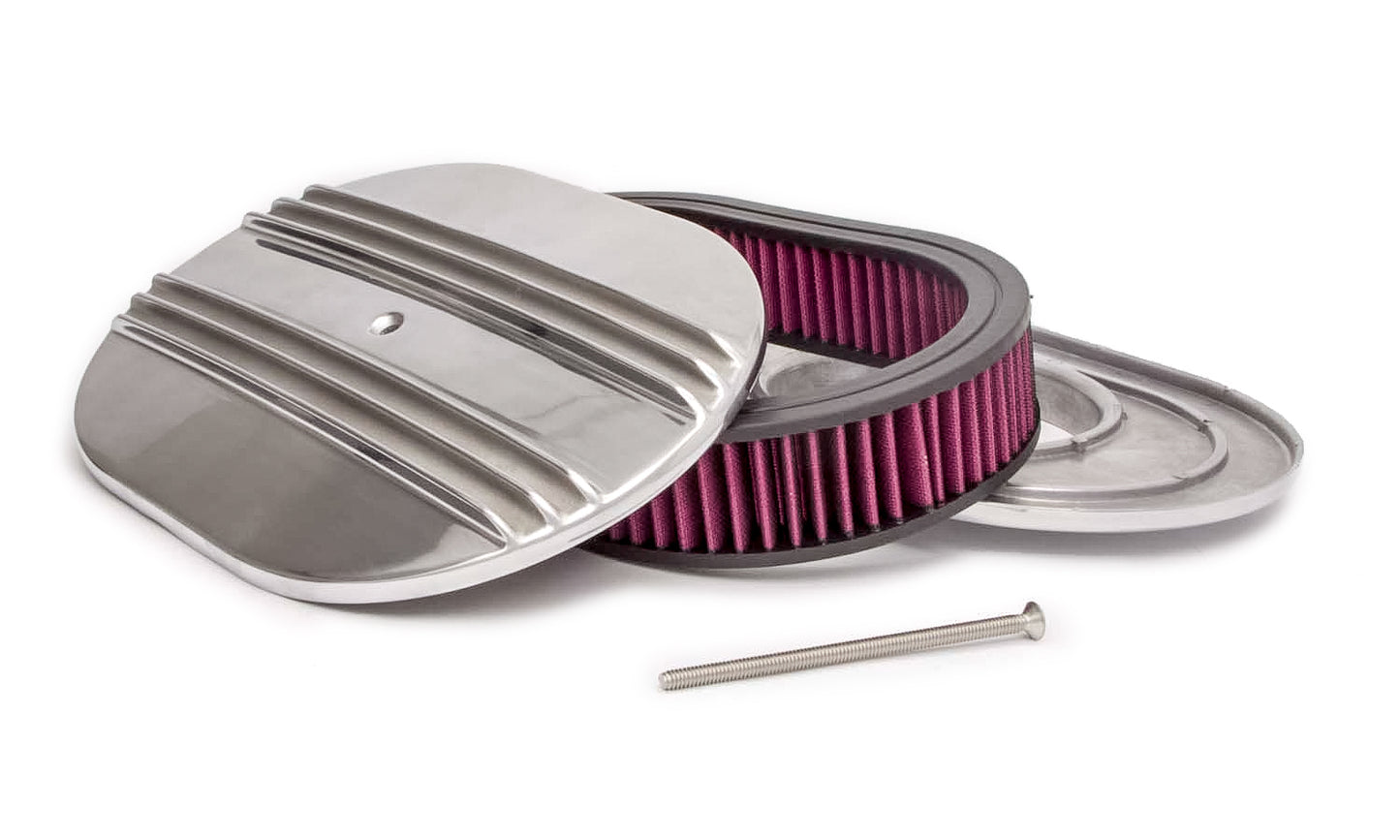 Racing Power Polished 12x2 Alum Oval Finned A/C Polished | R6321
