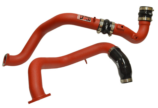 Injen 16-21 Honda Civic Wrinke Red SES Intercooler Pipes | SES1573ICPWR